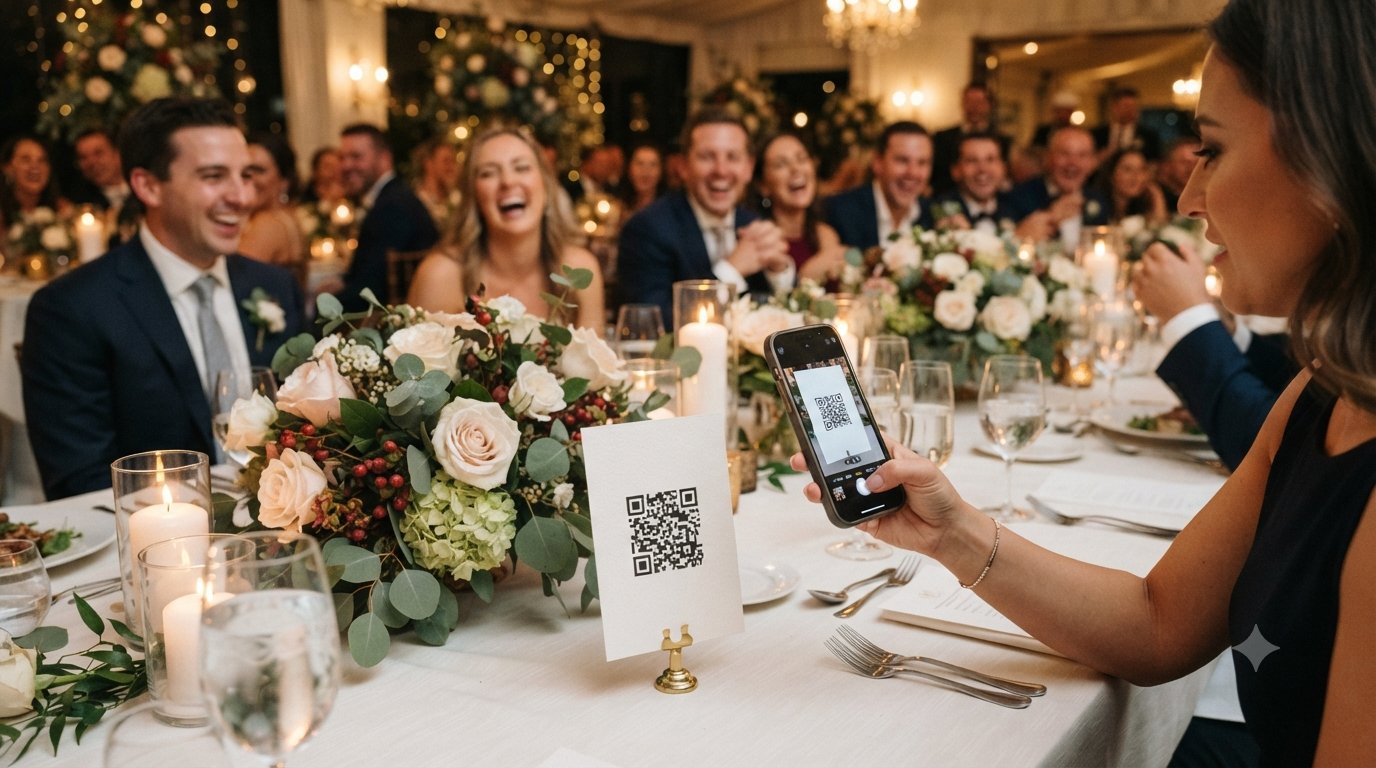 Matrimonio con QR code Fotoklik